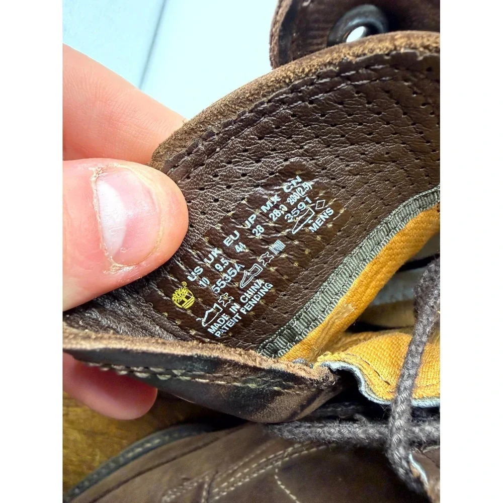 Timberland Earthkeepers Chestnut Ridge 6-Inch‎ 5535A Mens 10 Brown Work Boot